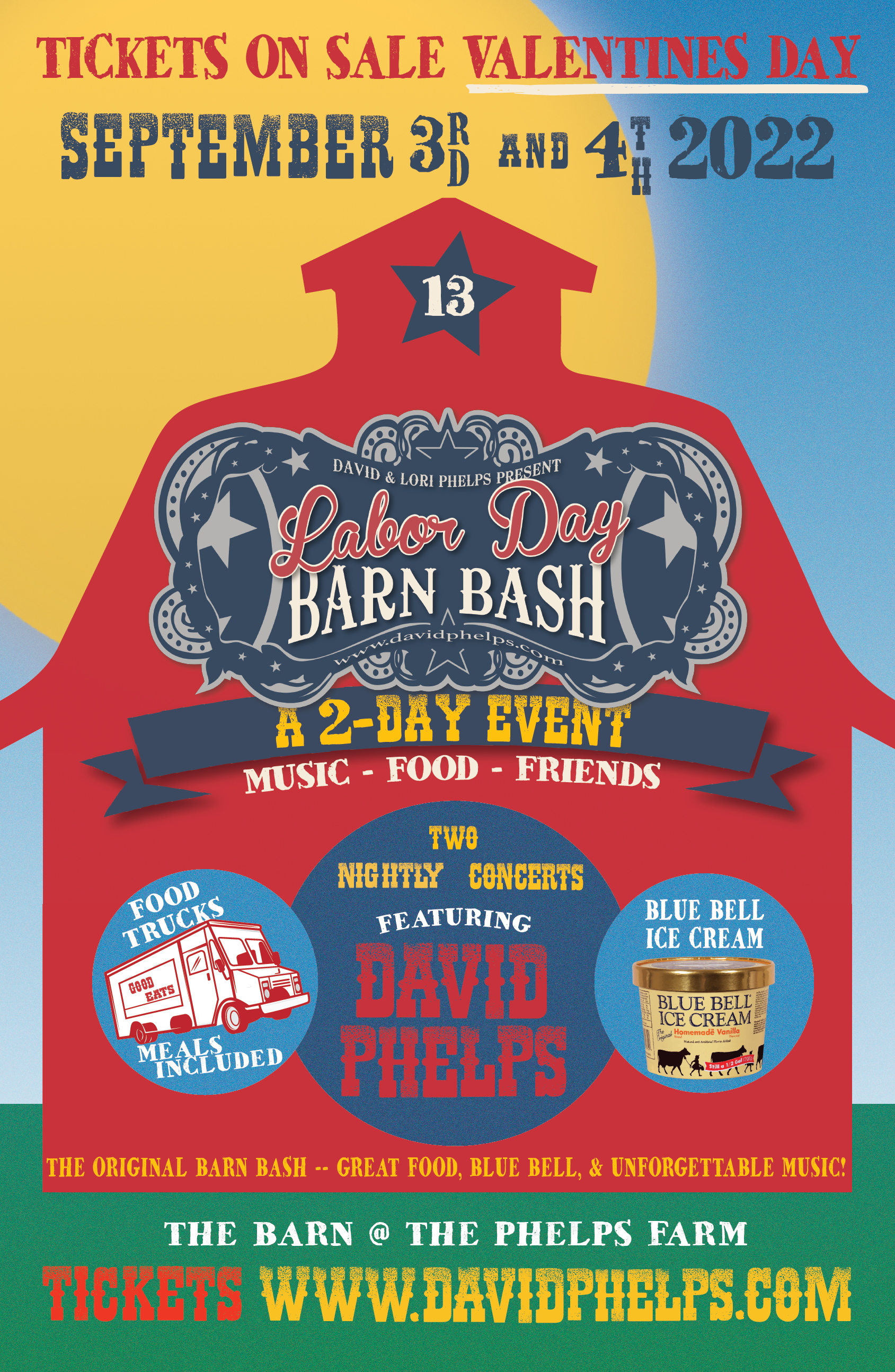 Labor Day Barn Bash 2022 Tickets On Sale Valentine’s Day